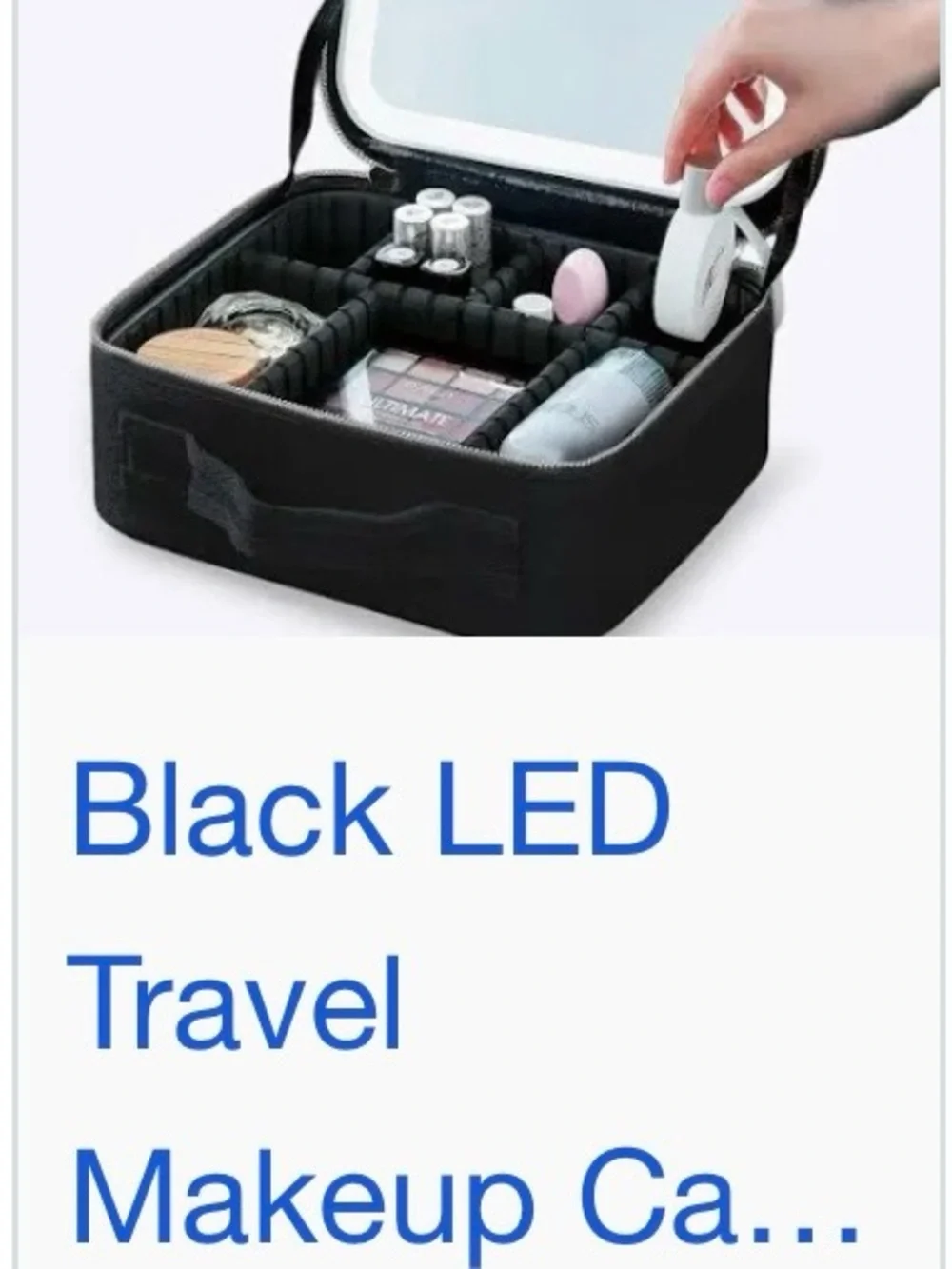 travel Make up bag LED mirror Spiegel